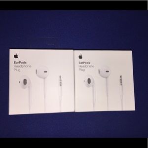 2X PAIR Generic EarPods OPEN BOX WORKS!